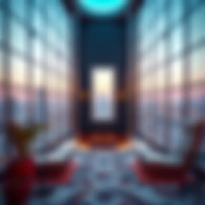 Interior Design of Al Yousuf Building Interior shot highlighting the innovative design elements of Al Yousuf Building.