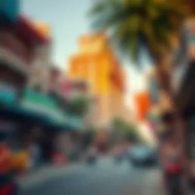 Neighborhood Dynamics Around Al Yousuf Building The vibrant neighborhood surrounding Al Yousuf Building reflecting Dubai's cultural diversity.