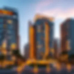 Stunning architectural design of Amara Residence showcasing modern aesthetics