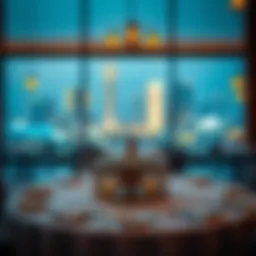 Elegant dining setup at Arabian Grill Al Furjan