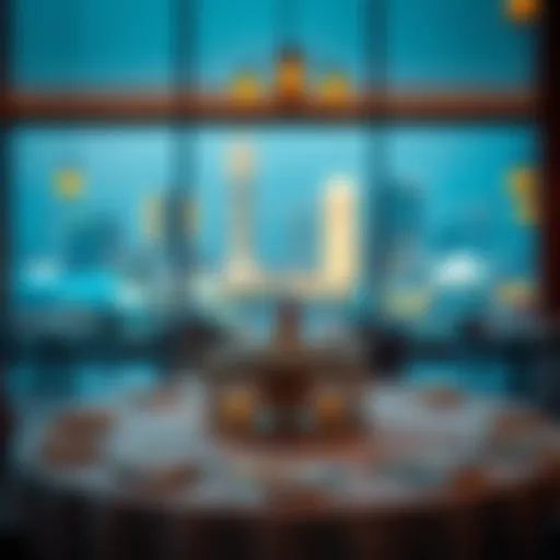 Elegant dining setup at Arabian Grill Al Furjan