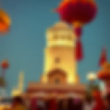 Cultural Significance of Shami Tower in Dubai Cultural celebrations near Shami Tower