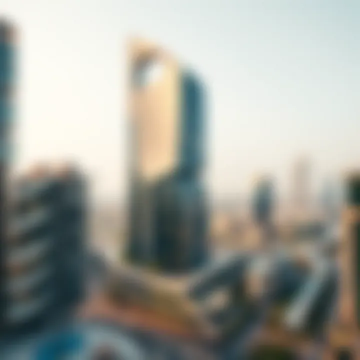 Architectural details of Lilian Tower showcasing its innovative design