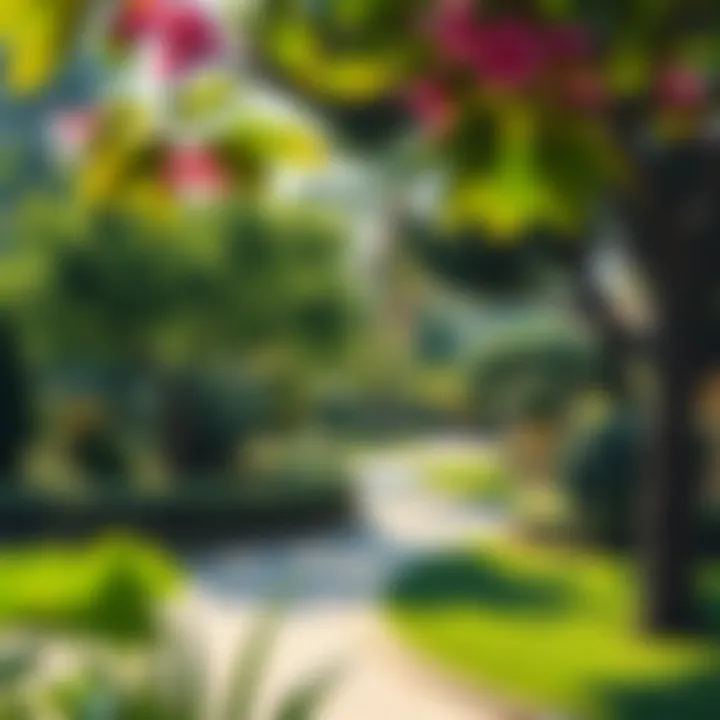 Lush Green Spaces in Arjan Beautiful landscaped park in Arjan community