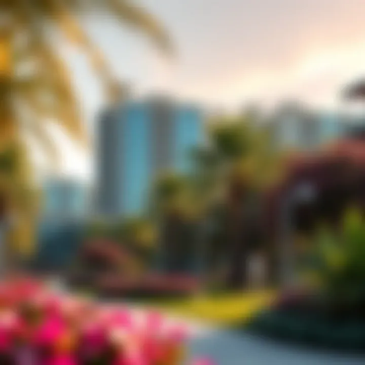 Lush Landscaping in Arjan Lush landscaping and recreational spaces in Arjan