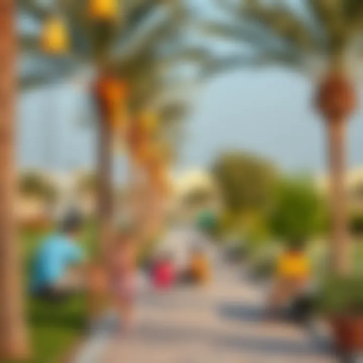 Recreation and Relaxation in Barsha Recreational park in Barsha featuring families enjoying outdoor activities