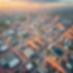 Aerial view of Ras Al Khor showcasing industrial zones