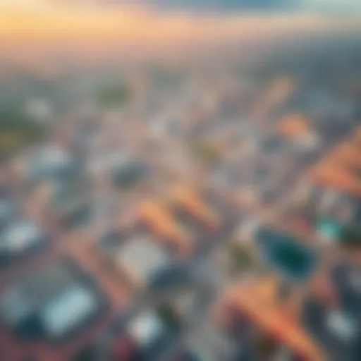 Aerial Overview of Ras Al Khor Aerial view of Ras Al Khor showcasing industrial zones