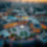 Aerial View of Caya Town Square Aerial view of Caya Town Square showcasing its architectural elegance