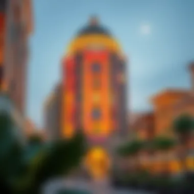 Architectural details highlighting the design elements of Caya Town Square