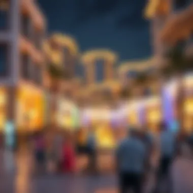 Community gathering in Caya Town Square illustrating social dynamics