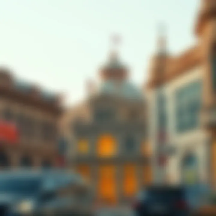 Architectural Marvels of Deira Falcon Architectural details highlighting Deira Falcon's design