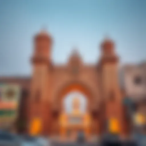 Historic architecture of Deira Frij Murar showcasing intricate designs