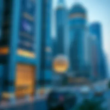 Stunning architectural design of DIFC buildings