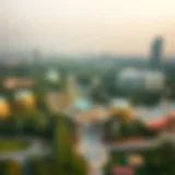 Aerial View of Discovery Garden Aerial view of Discovery Garden showcasing its landscape