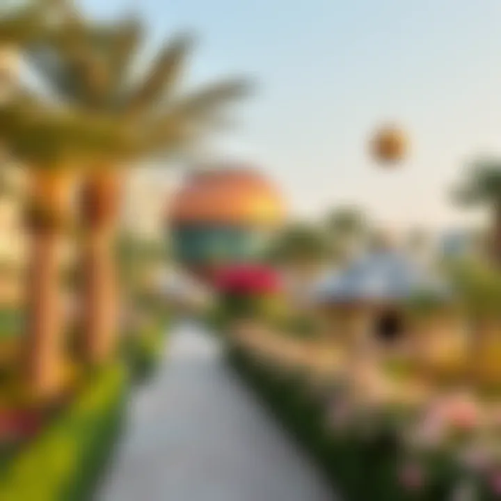 Landscaped Pathway in Discovery Garden A beautifully landscaped pathway in Discovery Garden