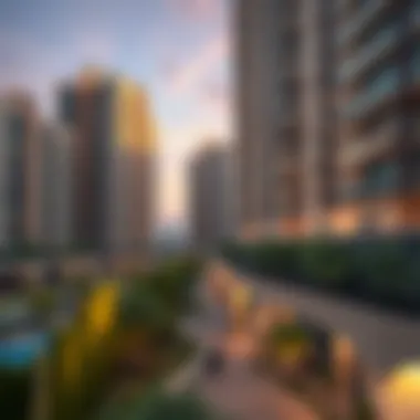 Residential Buildings in Discovery Garden Modern residential buildings in Discovery Garden