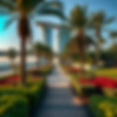 Green Spaces at Dubai Creek Harbour Lush landscaping and recreational areas in Dubai Creek Harbour