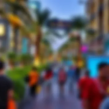 Community activities and events in a lively atmosphere