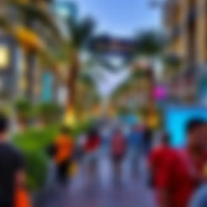 Community activities and events in a lively atmosphere