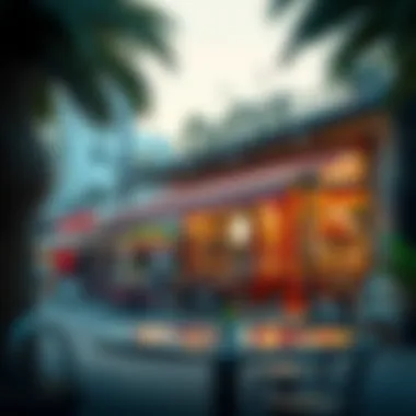 Vibrant Café Culture in Garhoud Charming local cafe bustling with activity in Garhoud