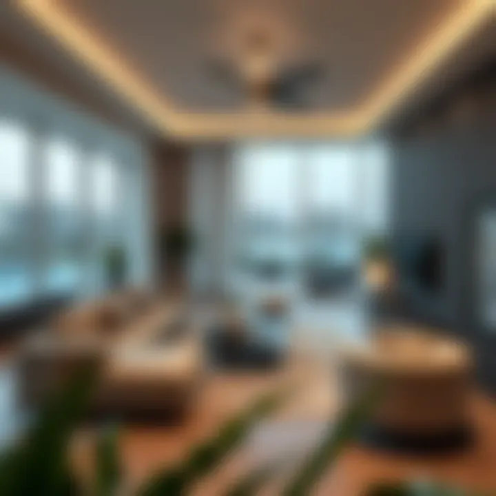 Stylish Living Area in a Golf Estate Modern interiors showcasing a stylish living area in a golf estate home