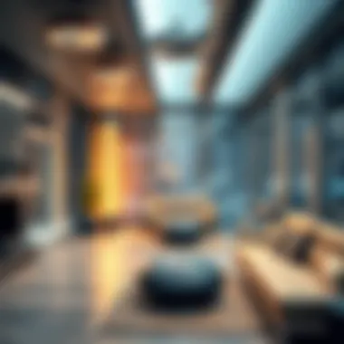 Post-Workout Relaxation Space Relaxing lounge area for post-workout recovery