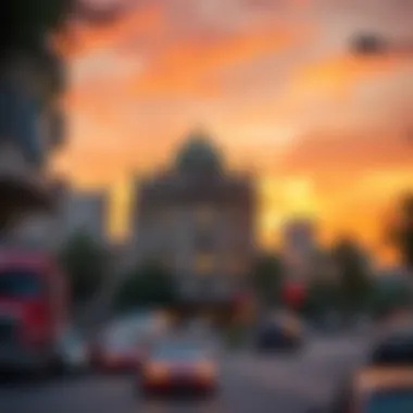 Old Rolla Building at sunset highlighting its significance in urban life