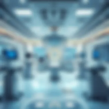 Advanced medical technology showcased within patient care areas