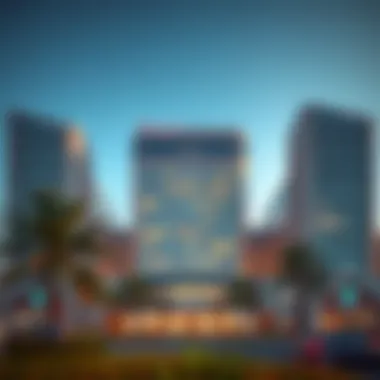 Exterior of the International Modern Hospital highlighting its architectural elegance