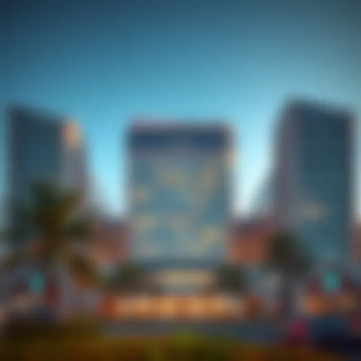 Exterior of the International Modern Hospital highlighting its architectural elegance