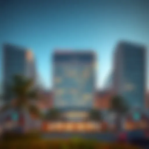 Architectural Elegance of International Modern Hospital Exterior of the International Modern Hospital highlighting its architectural elegance