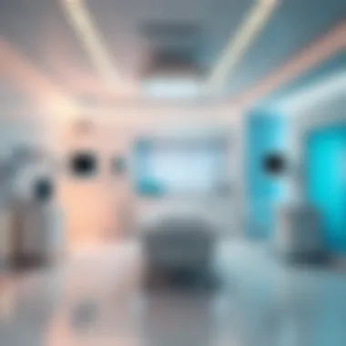 A serene patient room designed for comfort and recovery