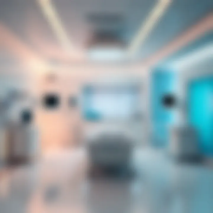 A serene patient room designed for comfort and recovery