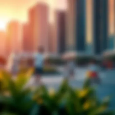 Vibrant lifestyle and recreational activities at Jumeirah Lakes Towers