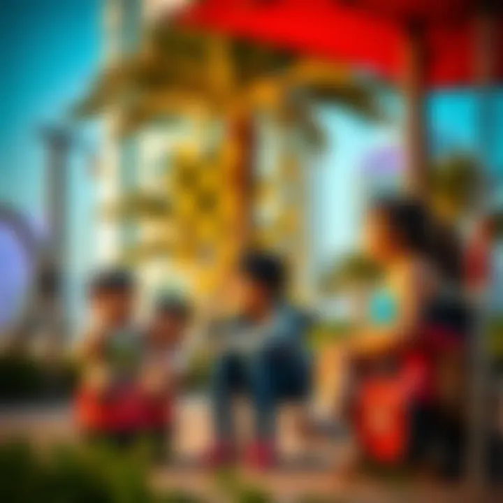 Family Recreational Activities at JLT Park Family enjoying recreational activities at JLT Park