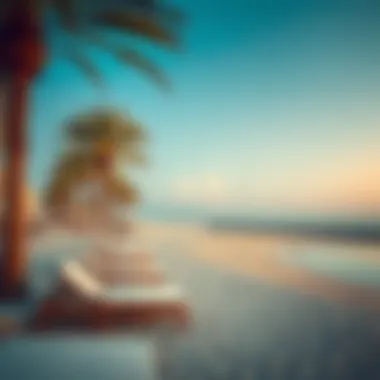 Serene beachfront at Kempinski Hotel Palm Jumeirah, capturing the essence of luxury relaxation