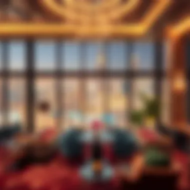 Interior amenities within Latifa Tower