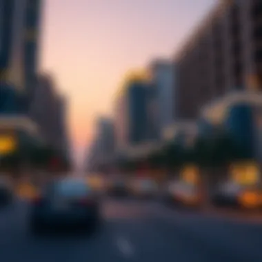 A stunning view of the architectural landscape of Lootah Avenue