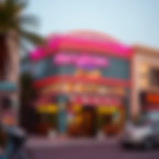 Exterior view of Marrybrown Al Quoz showcasing its vibrant facade