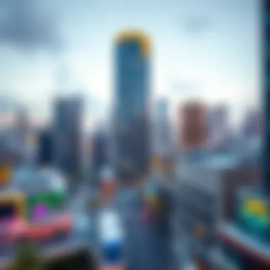 An overview of the vibrant Silicon Oasis area highlighting urban lifestyle