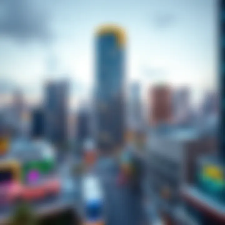 An overview of the vibrant Silicon Oasis area highlighting urban lifestyle