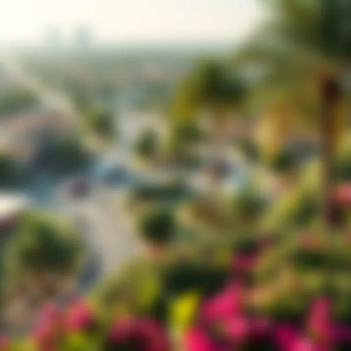 Lush green landscapes and parks in Meadows Village enhancing community life