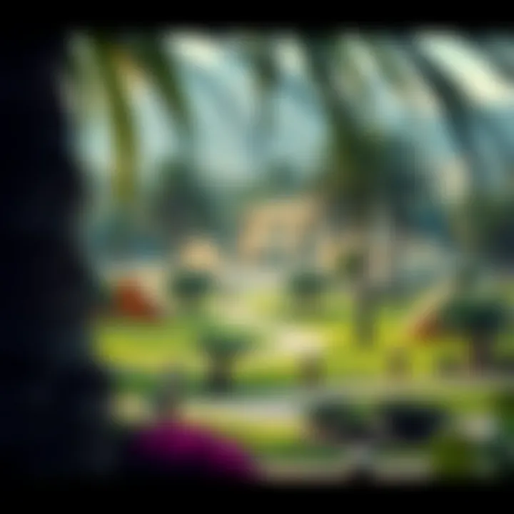 Lush Greenery at Mushrif Park Scenic view of Mushrif Park showcasing lush greenery and camping facilities