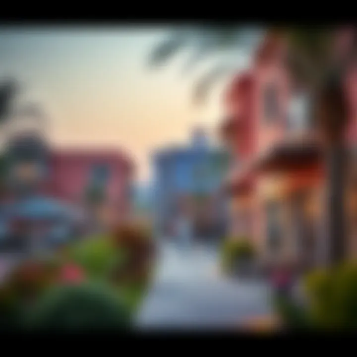 Community amenities within Nasser Lootah Villas illustrating vibrant lifestyle