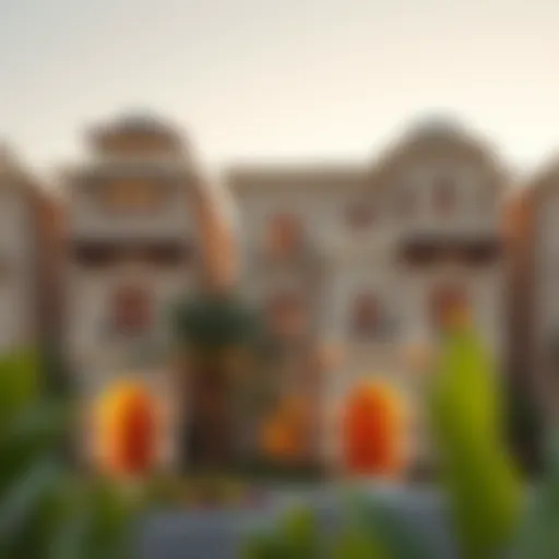 Stunning exterior view of Nasser Lootah Villas showcasing architectural elegance