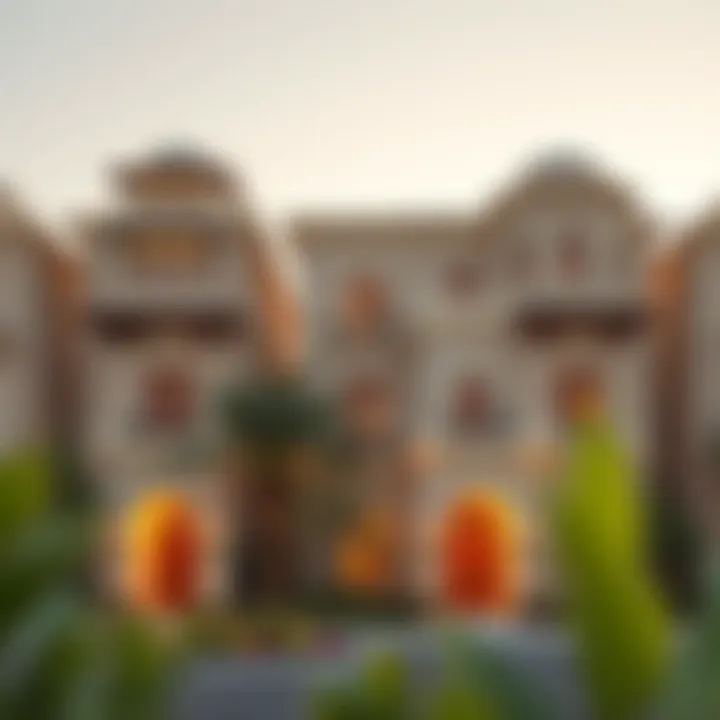 Stunning exterior view of Nasser Lootah Villas showcasing architectural elegance