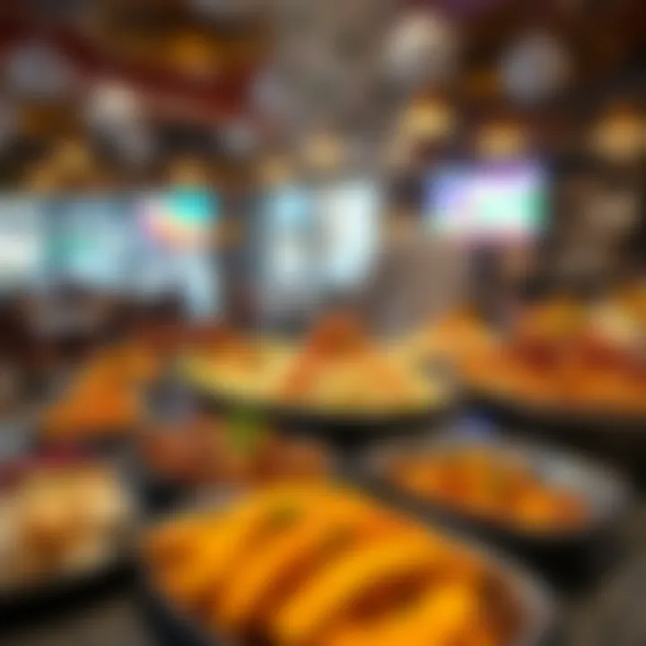 Delicious spread of diverse dishes from the restaurant's menu