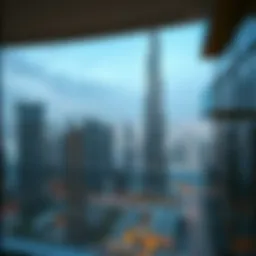 Stunning view of Burj Khalifa from its residential balconies