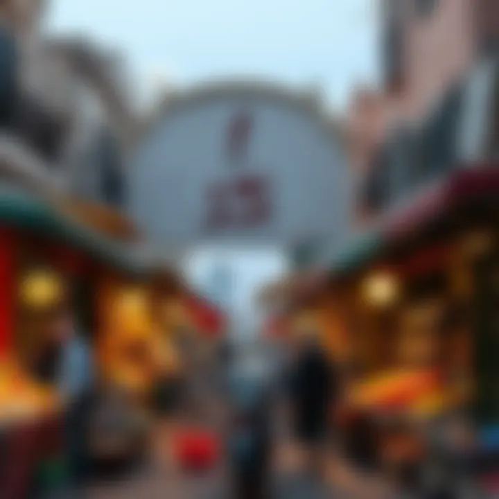 Local market scene in Salt Khawaneej